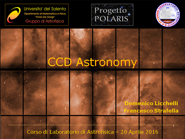 Progetto POLARIS - Laboratorio Astrofisica