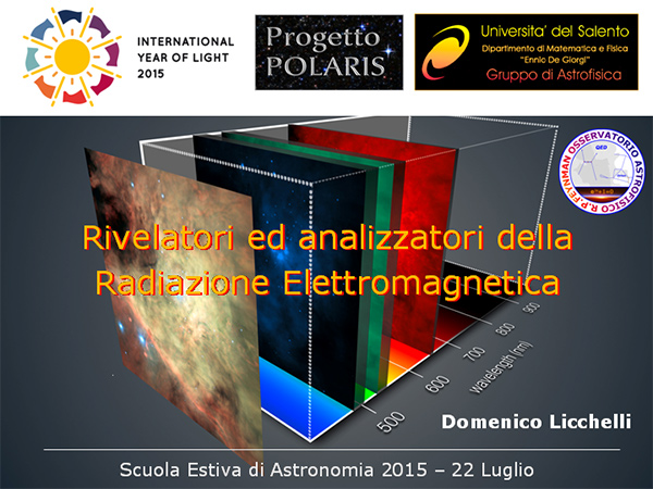 Progetto POLARIS - Rivelatori astronomici