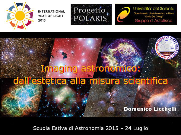 Progetto POLARIS - Imaging astronomico